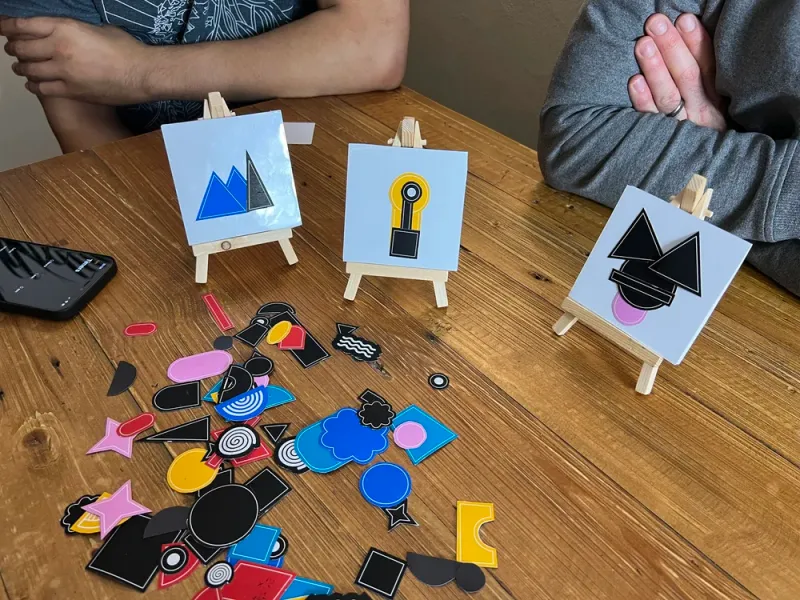 Prototypes on the studio table