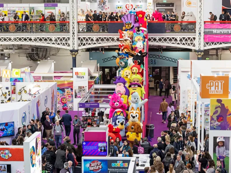 The floor at Toy Fair